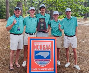 Men's Golf 2A State Champs